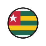 Flag Village Togo Flag Embroidery Iron-On Patches FV-PT0081