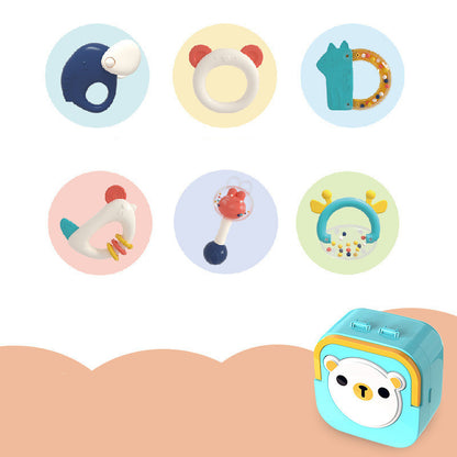 Flag Village Baby Rattle Plastic Toy Gift Box Set