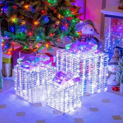 Flag Village Christmas Gift Box Three-piece Set Gift Decoration
