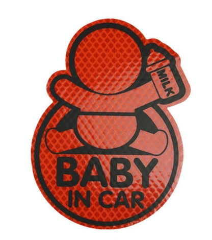Flag Village Auto Tools Car Reflective Stickers Baby In Car Reflective Car Stickers Car Reflective Warning Stickers