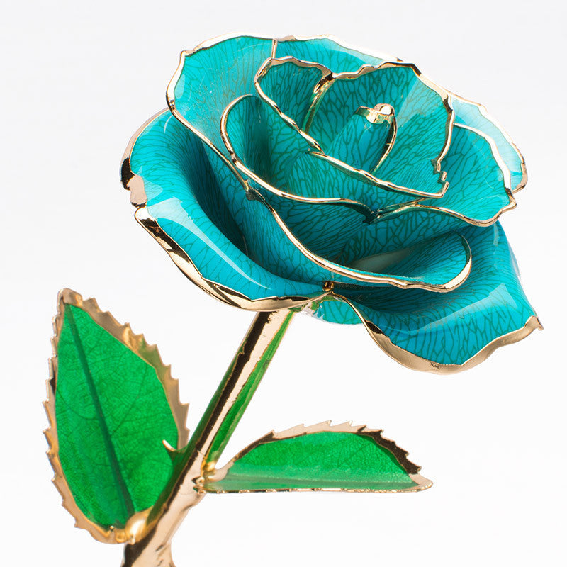 Flag Village 24K Gold-plated Rose Flower With A Gift Box Valentine's Day Gift
