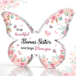 Flag Village Mother's Day Gifts For Mom Grandma Nana DIY Unique Mom Birthday Gift Ideas Butterfly-Shaped Acrylic Keepsake Gifts For Mothers Day