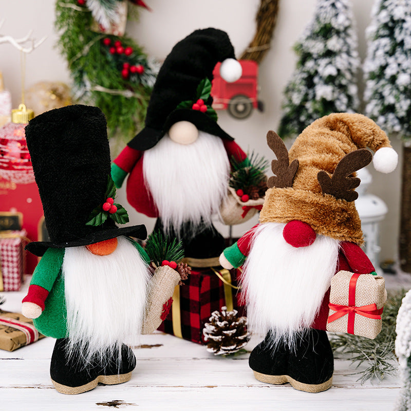 Flag Village Christmas Gnome Dolls Christmas Day Gifts Dwarves Home Decoration Gifts