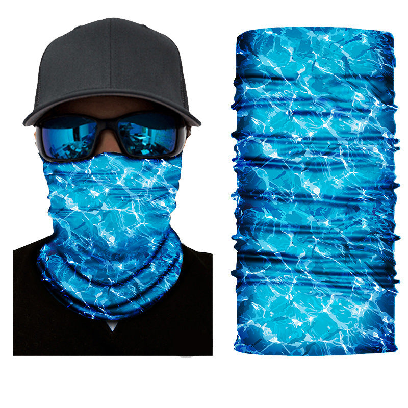 Flag Village Multifunctional Magic Headband Windproof Sunscreen Outdoor Cycling Mask