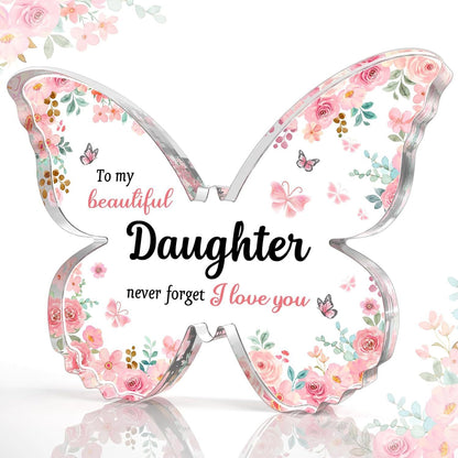 Flag Village Mother's Day Gifts For Mom Grandma Nana DIY Unique Mom Birthday Gift Ideas Butterfly-Shaped Acrylic Keepsake Gifts For Mothers Day