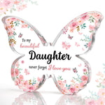 Flag Village Mother's Day Gifts For Mom Grandma Nana DIY Unique Mom Birthday Gift Ideas Butterfly-Shaped Acrylic Keepsake Gifts For Mothers Day