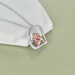 Flag Village Mother Daughter Necklace 925 Sterling Silver Engraved My Mother My Friend Jewelry Mothers Day Birthday Gifts for Mom from Daughter