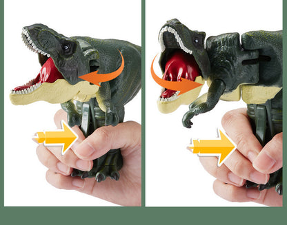 Flag Village Children Decompression Dinosaur Toy Creative Battery-free Telescopic Spring Swing Dinosaur Fidget Toys Christmas Gifts For Kids