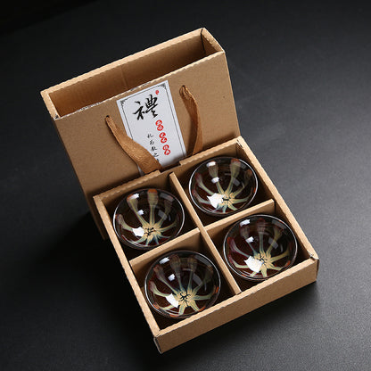 Flag Village Family Kungfu Tea Set Gift Box