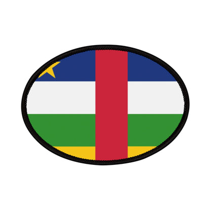 Flag Village Central African Republic Flag Embroidery Iron-On Patches