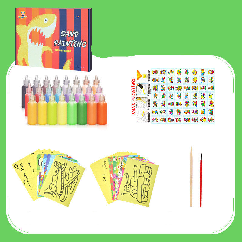 Flag Village Sand Painting Gift Box Set