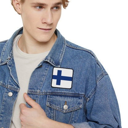 Flag Village Finland Flag Embroidery Iron-On Patches