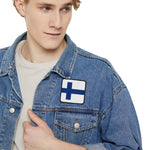 Flag Village Finland Flag Embroidery Iron-On Patches