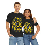 Flag Village Brazil Sporting Flag T-SHIRT Heavy Cotton Tee BRA0011