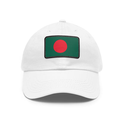 Flag Village Bangladesh Flag Hat Cap with Leather Patch