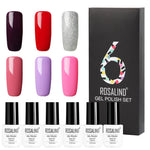 Flag Village 6 Colors Set Solid Color Gel Polish Set Nail Polish Gift Box Manicure