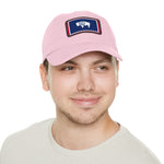Flag Village USA Wyoming State Flag Hat Cap with Leather Patch