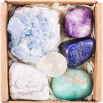 Flag Village 23 Piece Natural Crystal Stone Set Gift Box