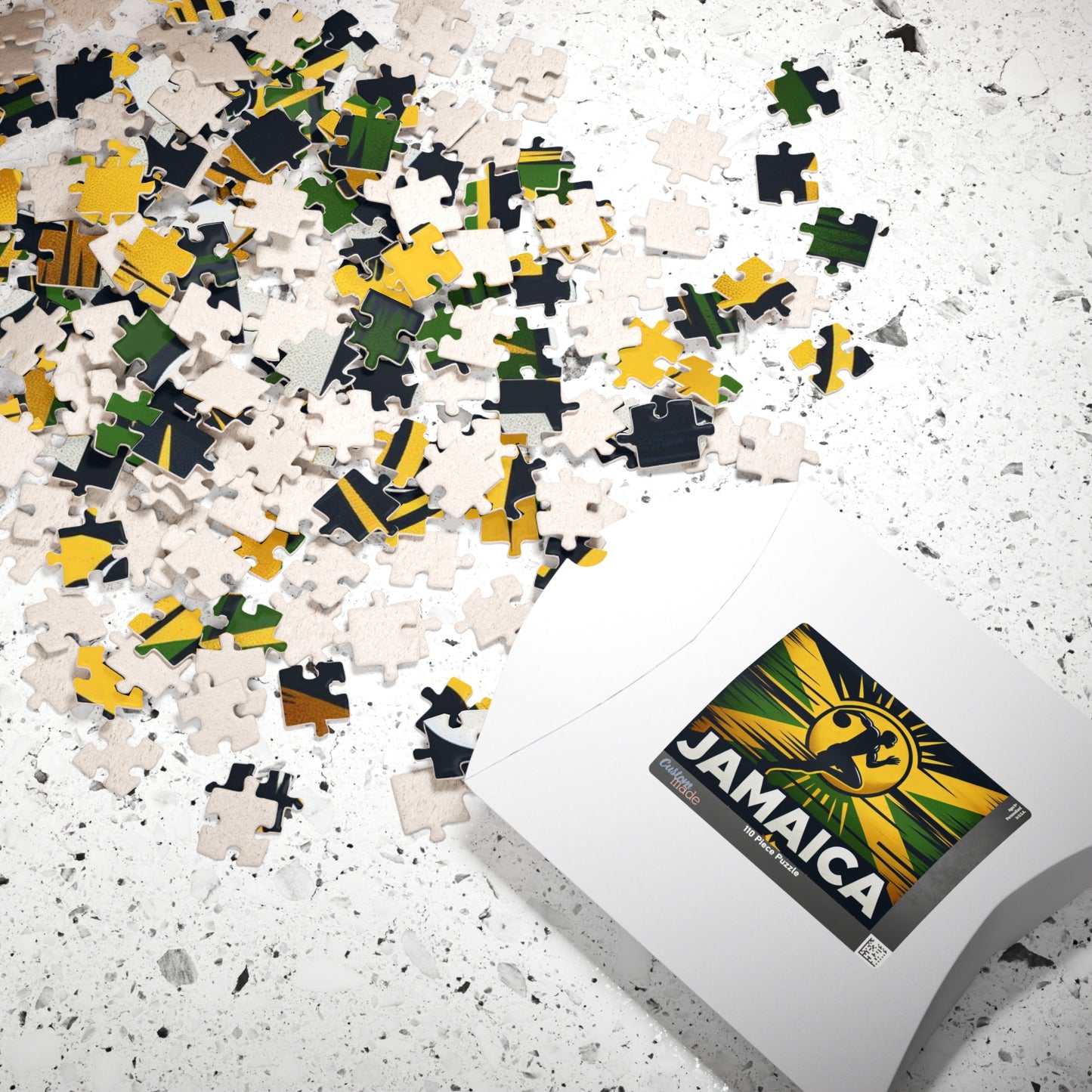 Flag Village JAMAICA Sporting Flag Puzzle (110, 252, 520, 1014-piece) JAM0003