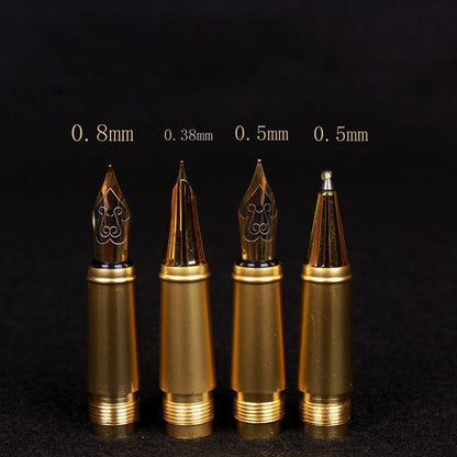 Flag Village Rotten Pen Head Hollow Business High-end Gift Box Set Pen