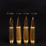 Flag Village Rotten Pen Head Hollow Business High-end Gift Box Set Pen