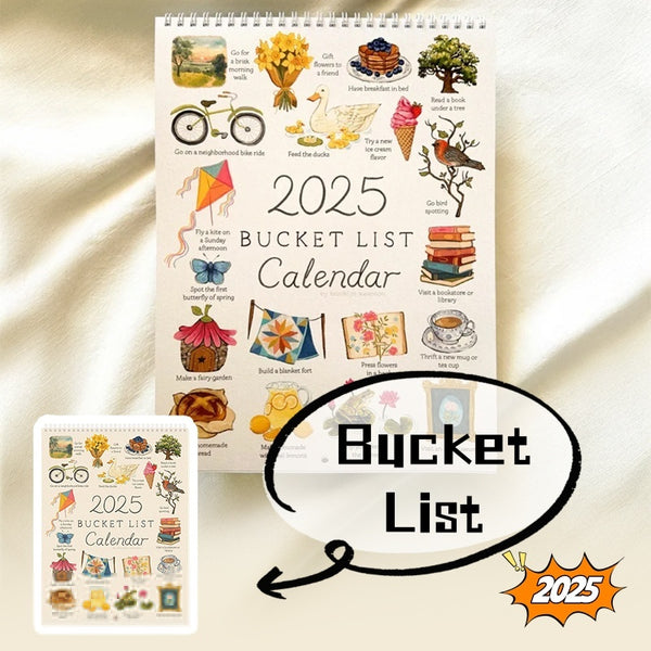 Flag Village 2025 Wish List Calendar Creative High-looking Value Wall Calendar Great Gifts Calendar Gift Home Decor