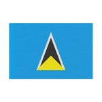 Flag Village Saint Lucia Flag 18" x 12" / 36" x 24" / 60" x 36"