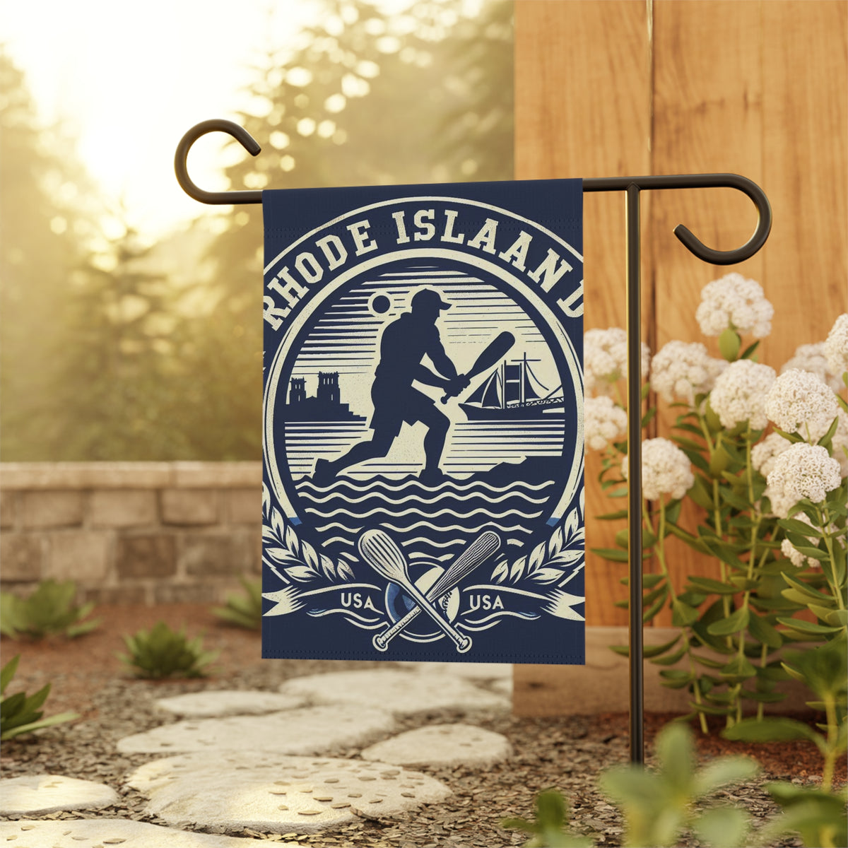 Flag Village Rhode Island State Flag Sporting Garden & House Banner RI0004