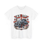 Flag Village UK Vintage Car Flag T-SHIRT Heavy Cotton Tee UK0007