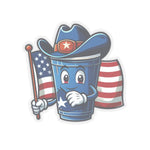 Flag Village USA TEXAS State Flag Sticker 2", 3", 4", 6" TX02