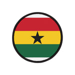 Flag Village Ghana Flag Embroidery Iron-On Patches