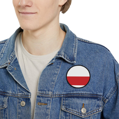 Flag Village Poland Flag Embroidery Iron-On Patches