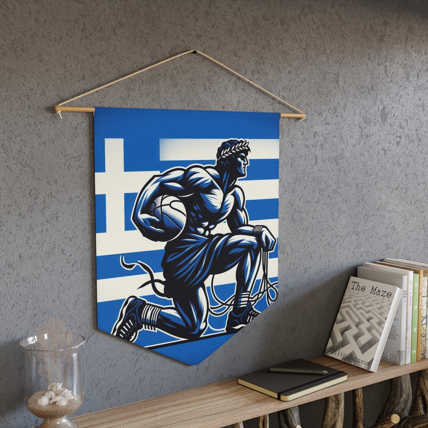 Flag Village Greece Flag Pennant Sporting Home Wall decoration GRC0001