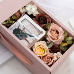 Flag Village Rose Flower Soap Flower Gift Box Valentine's Day Gift Handmade Soap Hand Bouquet Flower Box