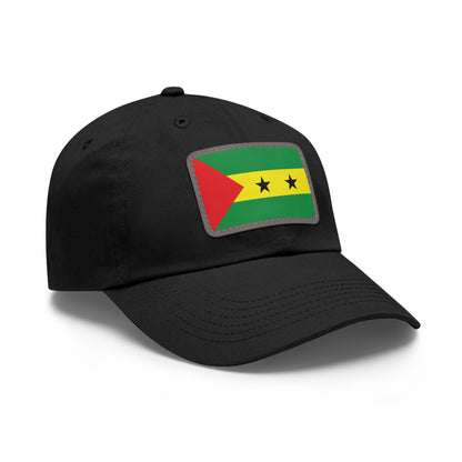 Flag Village Sao Tome And Principe Flag Hat Cap with Leather Patch