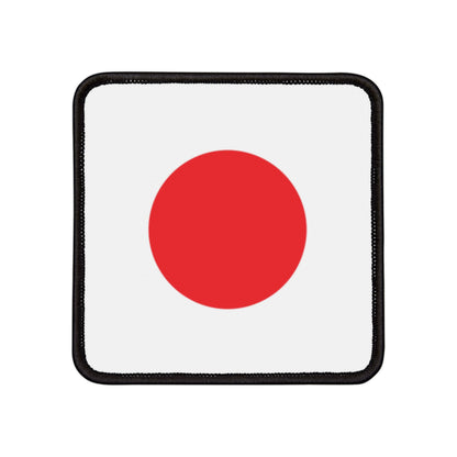 Flag Village Japan Flag Embroidery Iron-On Patches