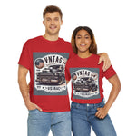 Flag Village USA Vintage Car Flag T-SHIRT Heavy Cotton Tee USA0018