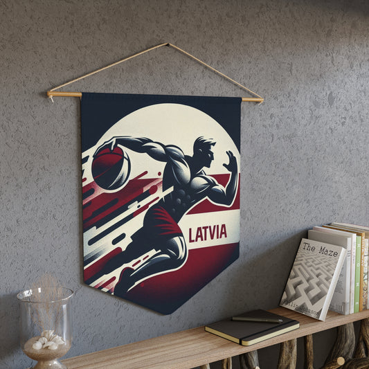 Flag Village Latvia Flag Pennant Sporting Home Wall decoration LVA0002