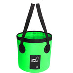 Flag Village Portable Travel Bag Fishing Bucket Folding Bucket Bag Outdoor Convenient Travel Car Wash Bucket Outdoor Waterproof Bag
