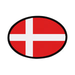 Flag Village Denmark Flag Embroidery Iron-On Patches