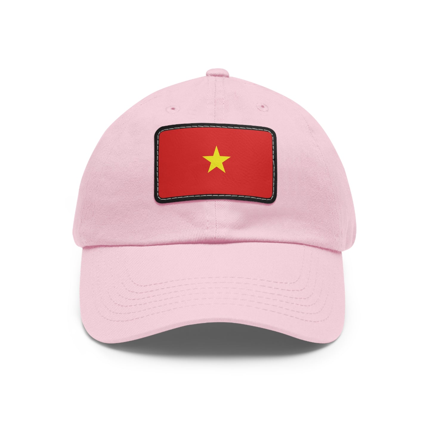 Flag Village Vietnam Flag Hat Cap with Leather Patch
