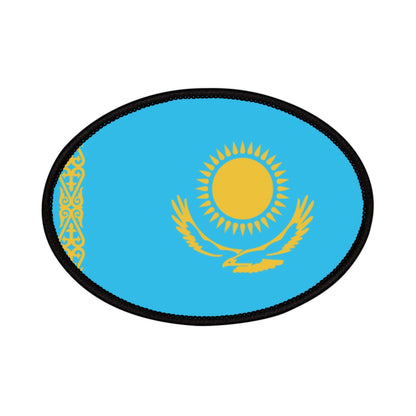 Flag Village Kazakhstan Flag Embroidery Iron-On Patches