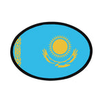 Flag Village Kazakhstan Flag Embroidery Iron-On Patches