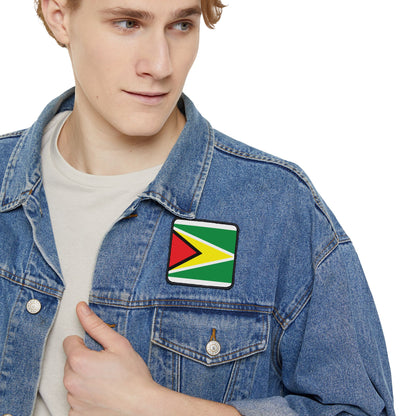 Flag Village Guyana Flag Embroidery Iron-On Patches