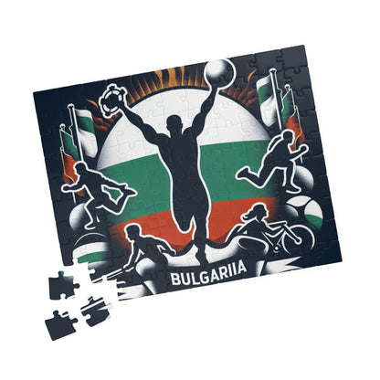 Flag Village Bulgaria Sporting Flag Puzzle (110, 252, 520, 1014-piece) BGR0002