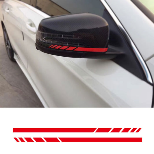 Flag Village Auto Tools Side Mirror Striped Car Sticker