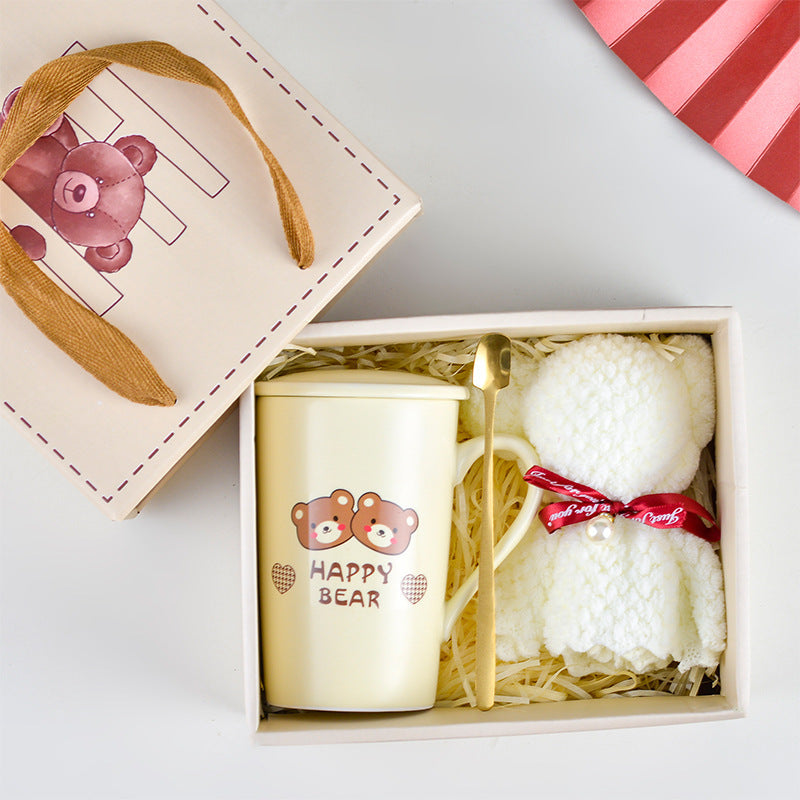 Flag Village Ceramic Cup Gift Box Opening Gift Activity Gift Wedding Favors