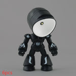 Flag Village Cute LED Hero Table Lamp Mini Portable Cool Mecha Cute Robot Night Light Bedroom Home Decoration Kids Boys Gifts