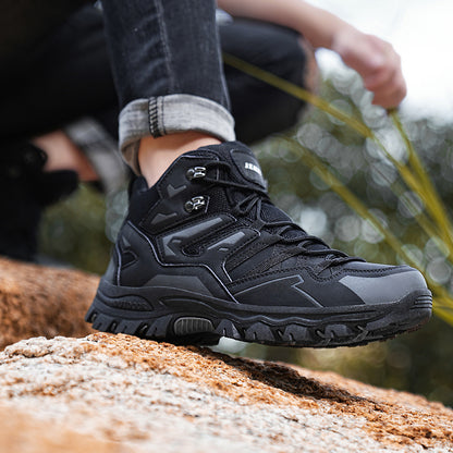 Flag Village Hiking Same High-top Outdoor Shoes Sneaker
