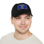 Flag Village USA Wisconsin State Flag Hat Cap with Leather Patch